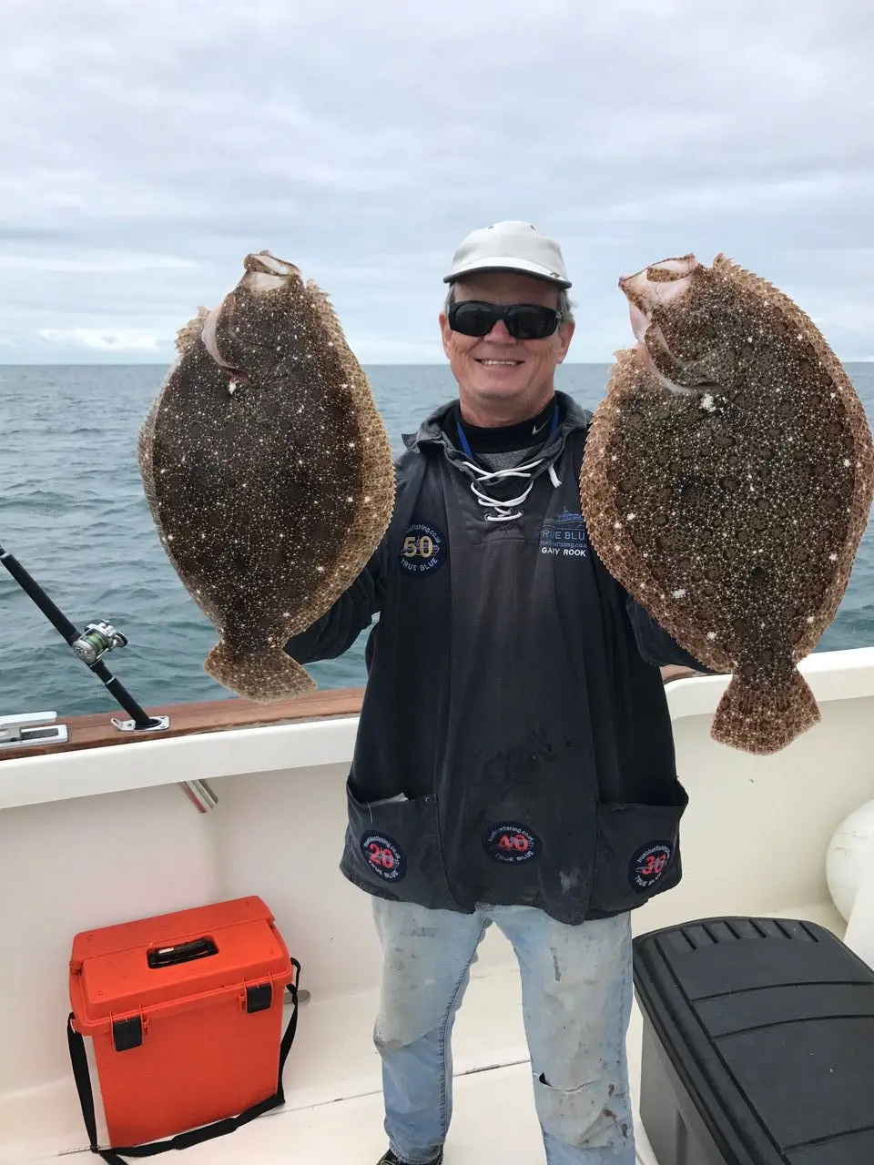 Two Turbot poole silver gannet